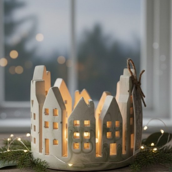 Handmade House Tealight Holder