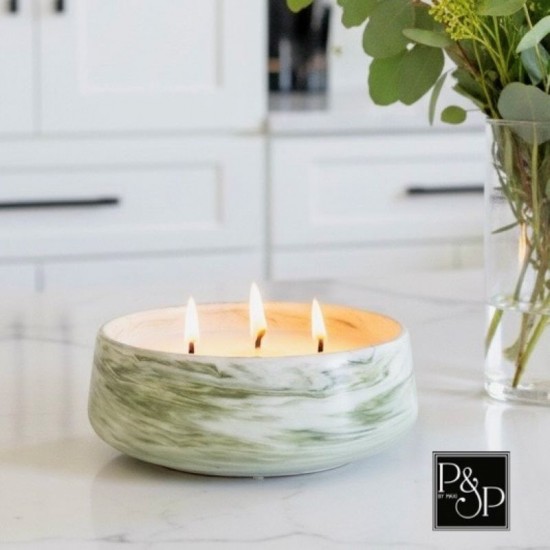 Handcrafted 3 Wick Candle